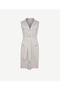 Pocket Detailed Belted Above Knee Dress - 6