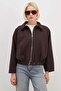 Trench Coats - Brown - Pleated
