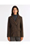 Tailored Swallow Collar Long Sleeve Jacket