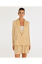 Single Button Long Sleeve Jacket