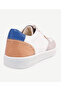Retro Look Leather Sports Sneakers - 2