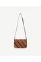 Patch Look Leather Crossbody Bag