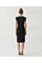 Tight Crew Neck Sleeveless Dress - 4