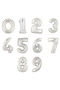 White Cat 1st Year Birthday Balloon Set White Cat White Kitty Concept Party Balloon Set White Cat Theme - 5