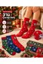 -Christmas & New Year Themed 3-Piece Sock Set-2