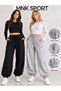 Mnk Sport Elastic Waist Slimfit Sweatpants