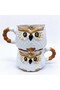 Relief Pattern 15 Different Models 2-Piece Mug, Hand-Crafted, 2D 360 Degree Patterned - 3