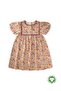 Organic Muslin Patterned Dress 1-10 Years Ecru - 2