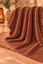Jacquard Welsoft Single Blanket 150X220 cm Soft Texture - Patterned - Dowry Blanket - 4
