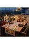 Kyoto Autumn Leaf and Floral Patterned Mink Runner - 9