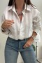 Jacquard Sparkling Shirt White - 4