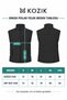 Men's Navy Blue Vest Sleeveless 3 Pockets Men's Fleece Casual Standard Comfortable Zippered Fleece Vest Men - 4