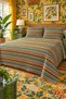 Ethnic Pattern Double Printed Pique (200x220 Cm) Brown - 7