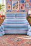 Colorful Thin Striped Bedspread 200X220 Double Pique Set