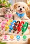 Cat Dog Bow Tie Collar Adjustable with Bell Stylish and Comfortable Pet Collar