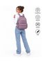 Plum Unisex School Bag Waterproof Fabric Unisex School Backpack 2200 - 7
