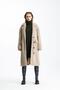 Ninova Teddy Beige Oversize Long Coat - 7