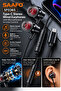 SF0365 Type-C Stereo Wired Earphones with Microphone & In-Line Control - Black - 4