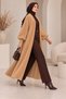 Women's oversized beard knitted long cardigan - 7