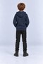 Girls - Boys Basic Zippered Thick 3 Thread Winter School Sweat Ak1815 - 5