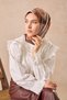 Velora Scarf Watercolor Orange - 3