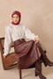 Velora Scarf Abstract Dark Red - 2