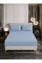 Fitted Sheet Set – 200x200 cm Super King Size, 1 Sheet + 2 Pillowcases, 35 cm Deep Pocket