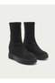 3042-2027 Thick Sole Women's Boots Black Suede - 2
