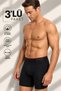 Men's Premium Non-Creasing Cotton Lycra Flexible Very Comfortable Long 3-Piece Boxer Briefs - 3