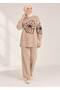 Women's Appliqué Embroidered Knitwear 2-Piece Set - 7