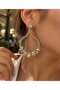 Women's Grande Drop Stone Model Dangling Ends Diamond Stone Daily Evening Dress Wedding Bridal Earrings