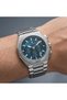 Nvm151-A10A Men's Wristwatch with Turquoise Dial, Steel Band, Active Function