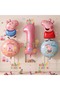 Peppa Pig & George Concept 1 Year Old Foil Balloon Set Birthday Set