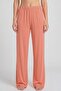 Women's Viscose Flat Cut Bottom Pajamas Dusty Rose - 2