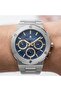 Nm256-03 Multifunction Silver Color Steel Men's Wrist Watch - 2