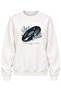 Women's Ecru Oversize Printed Cotton Sweatshirt - 3