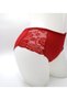 Black White Red Side Lace Panties - 3 Pieces - 4