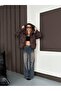 Hooded Inflatable Coat with Velcro Detail and Pockets, Brown - 3