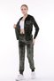 İkmal Crowned Stone Soft Texture Velvet Leg Elastic - 3