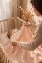 Baby Blanket 100% Cotton Muslin & 4 Layers & Salmon (100X120 cm) (250 Grams)