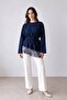 Women's Lace Detailed Belted Modal Tunic - 2