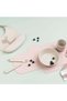 - Lalee - 2-Pack Silicone Bibs - Beige/Green - 6