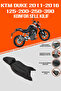 Ktm Duke 125 (2011 - 2016) Comfort Saddle Cover