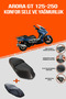 Arora Gt 125 - 250 Comfort Seat and Raincoat Cover