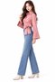 Tie-Up Shirt Trendy Buttoned Shirt - 4