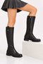 Modern Women's Boots with Black Buttons 142501