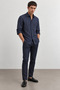 100% Pure Linen Striped Long Sleeve Regular Fit Men's Shirt |   Mes129774-01