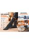 Men's Thermal Towel Socks 5 Pairs Anthracite Thick Winter Socks - 8