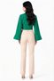 Tie-Up Shirt Trendy Buttoned Shirt - 3