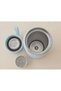 Okadı Blue Patterned Stainless Steel Thermos with Strainer 350ml - 4
